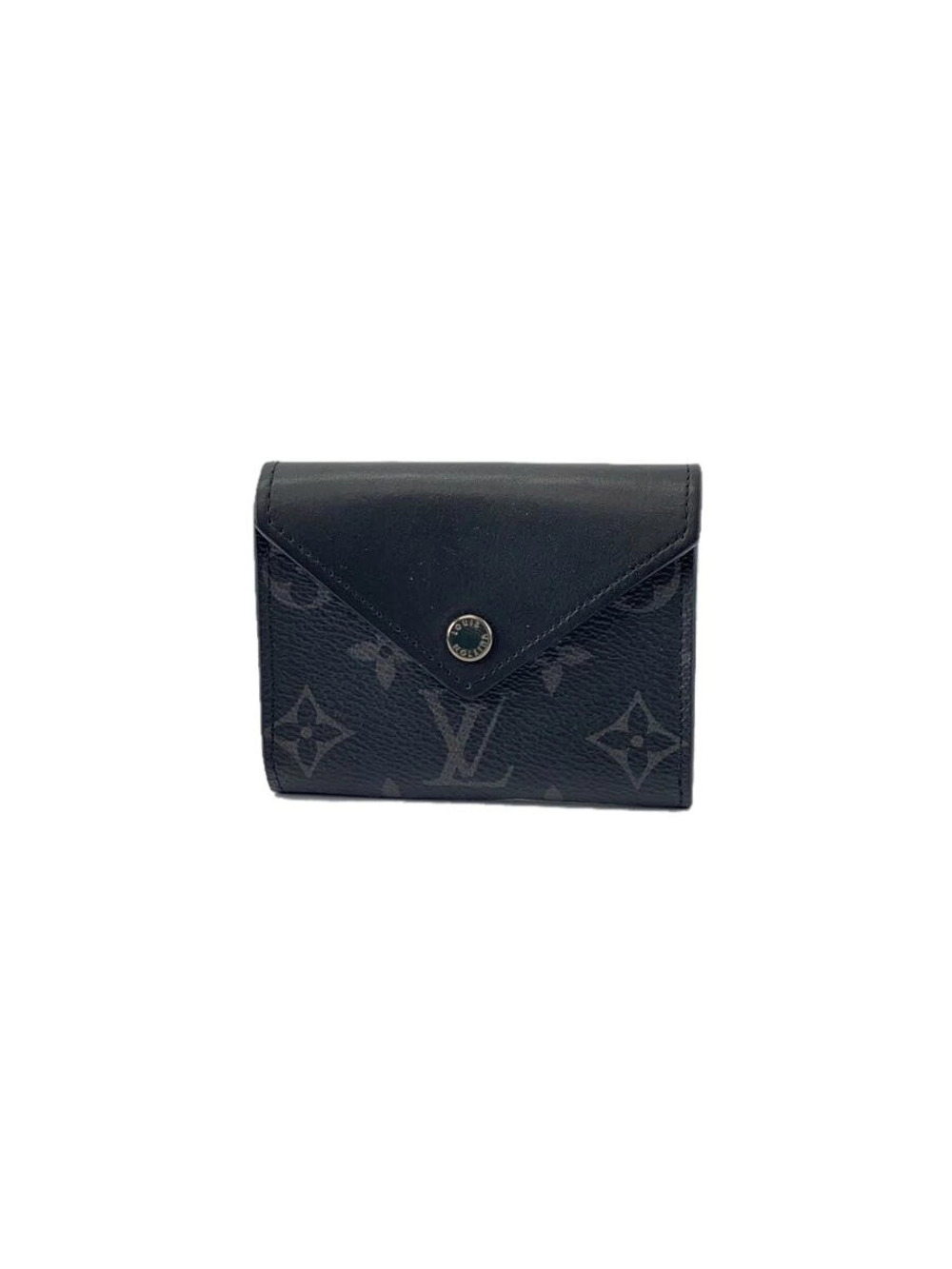 LOUIS VUITTON Card Case Wallet Navy Blue